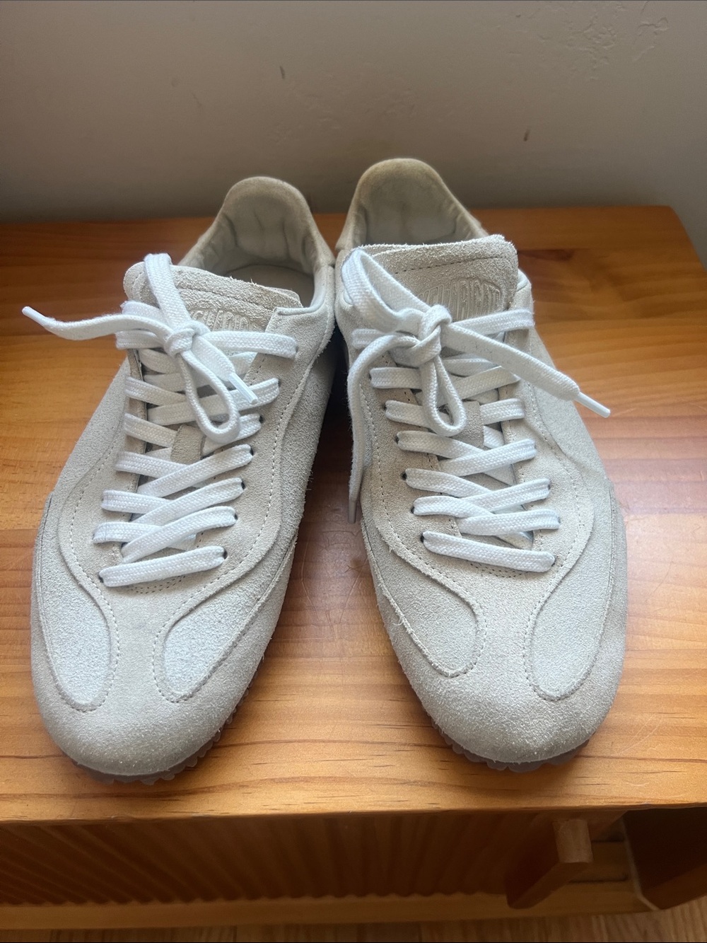 Axel Arigato Suede Sneakers in Off-White